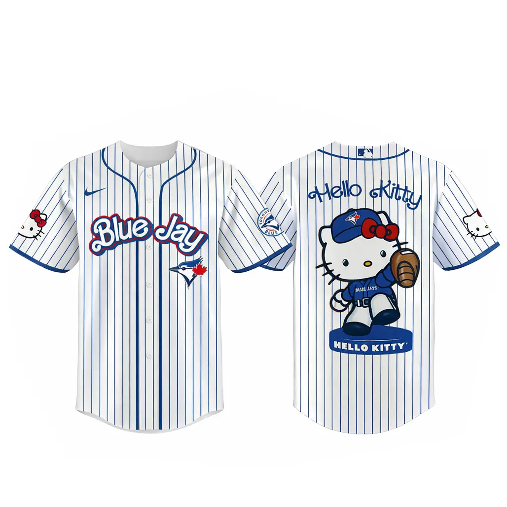 Toronto Blue Jays Major League Baseball 2026 Hello Kitty Baseball Jersey - Tazila