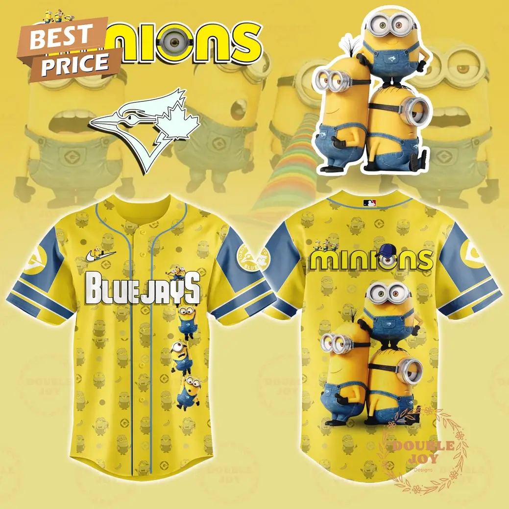 Toronto Blue Jays Minions 2025 Limited Edition Baseball Jersey Toronto Blue Jays Minions 2025 Limited Edition Baseball Jersey - Image 1