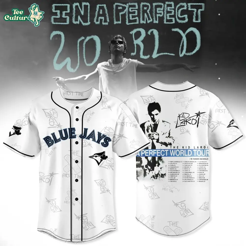 Toronto Blue Jays The Kid LAROI A Perfect World Tour Limited Edition Jersey