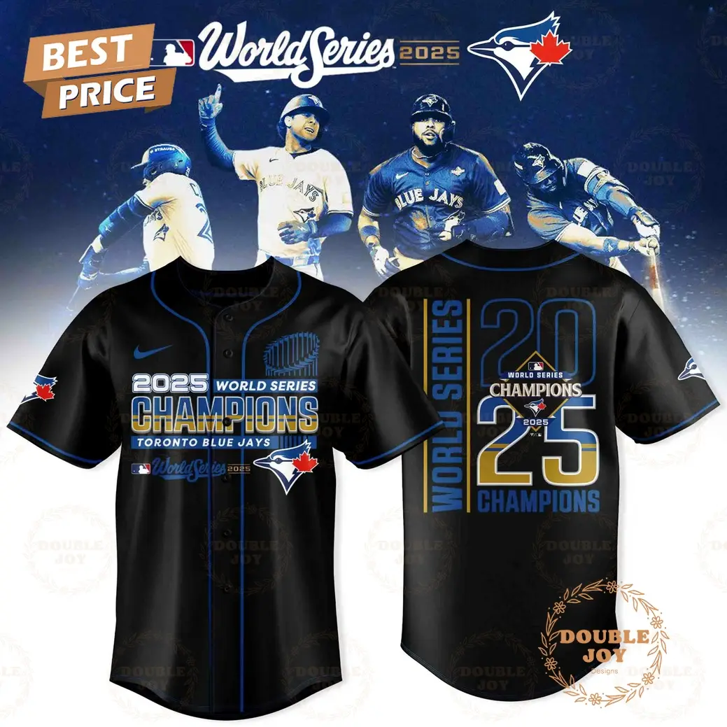 Toronto Blue Jays x Champions Team 2025 World Series Baseball Jersey