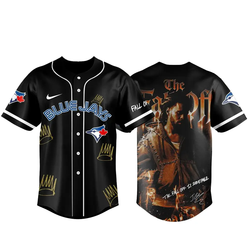 Toronto Blue Jays x J. Cole-The Fall Off Tour 2026 Baseball Jersey - Tazila