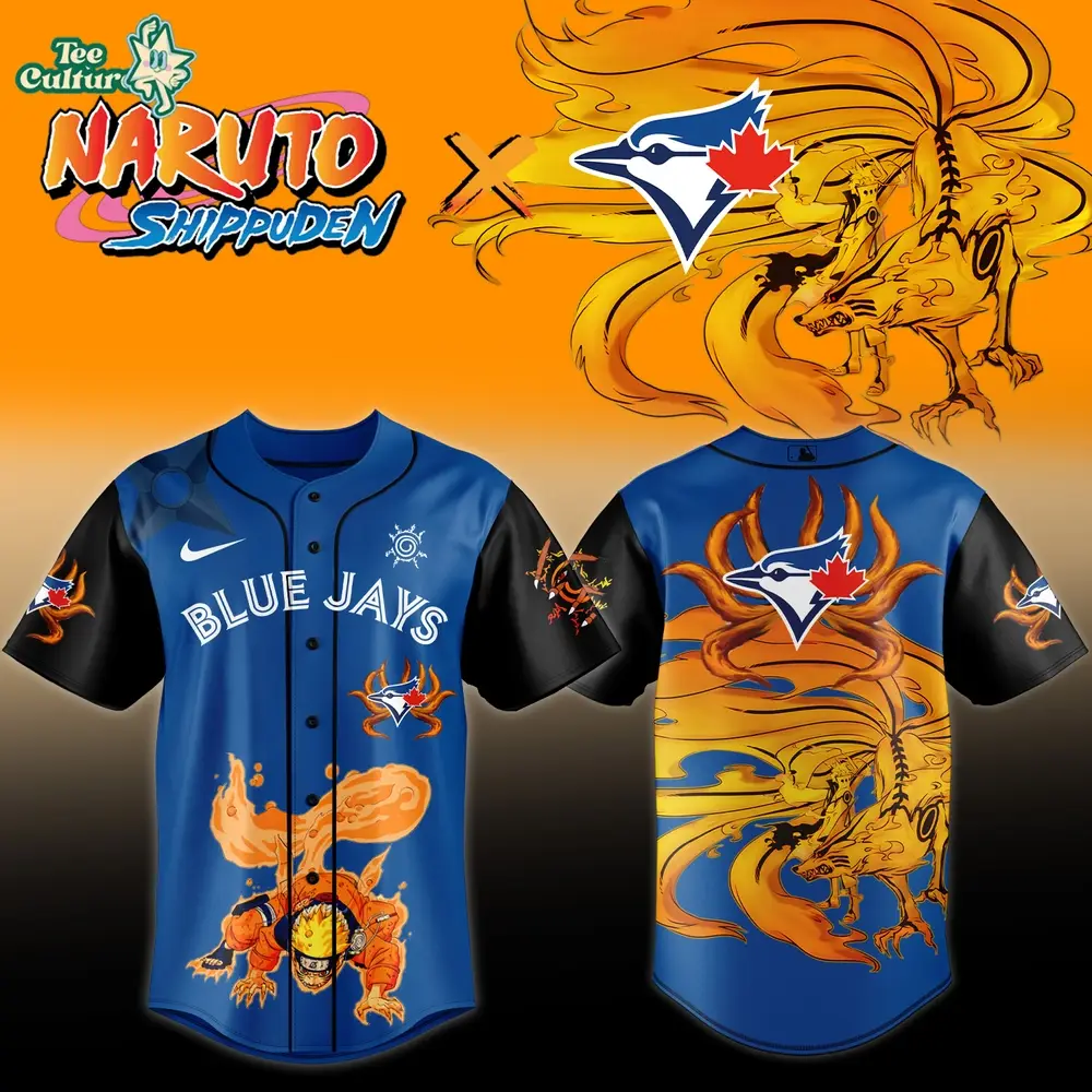 Toronto Blue Jays x Naruto Night 2026 Exclusive Anime Baseball Jersey Version 4