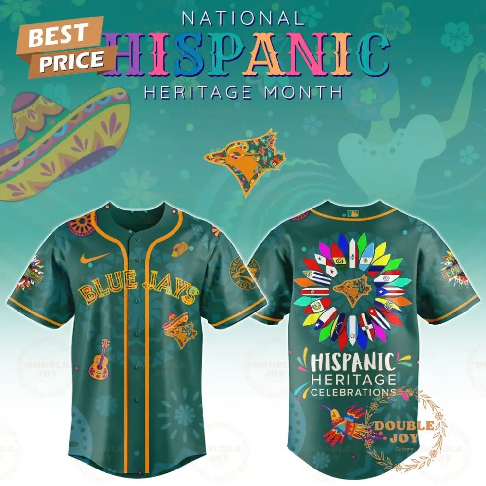Toronto Blue Jays X National Hispanic Heritage Month 2025 Edition Baseball Jersey Toronto Blue Jays X National Hispanic Heritage Month 2025 Edition Baseball Jersey - Image 1