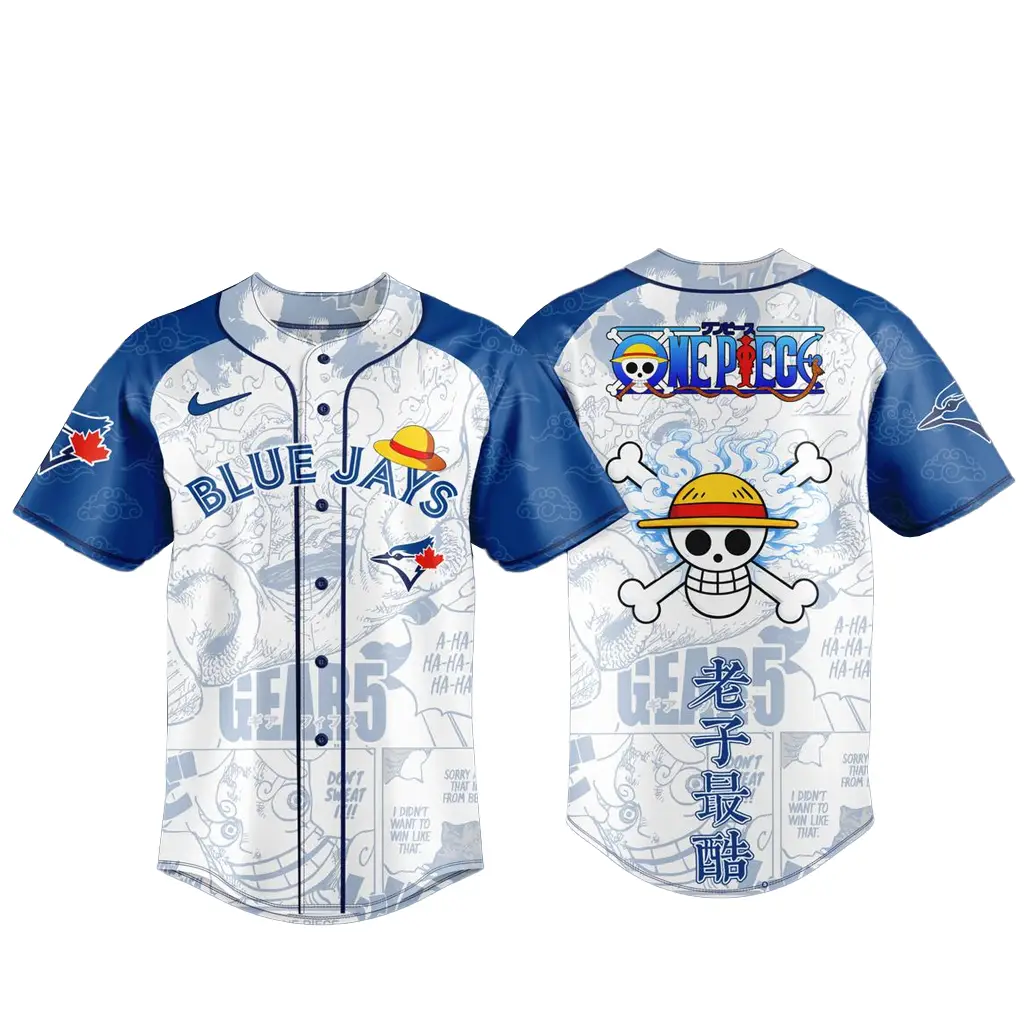Toronto Blue Jays x One Piece Night 2026 Game Baseball Jersey - Tazila
