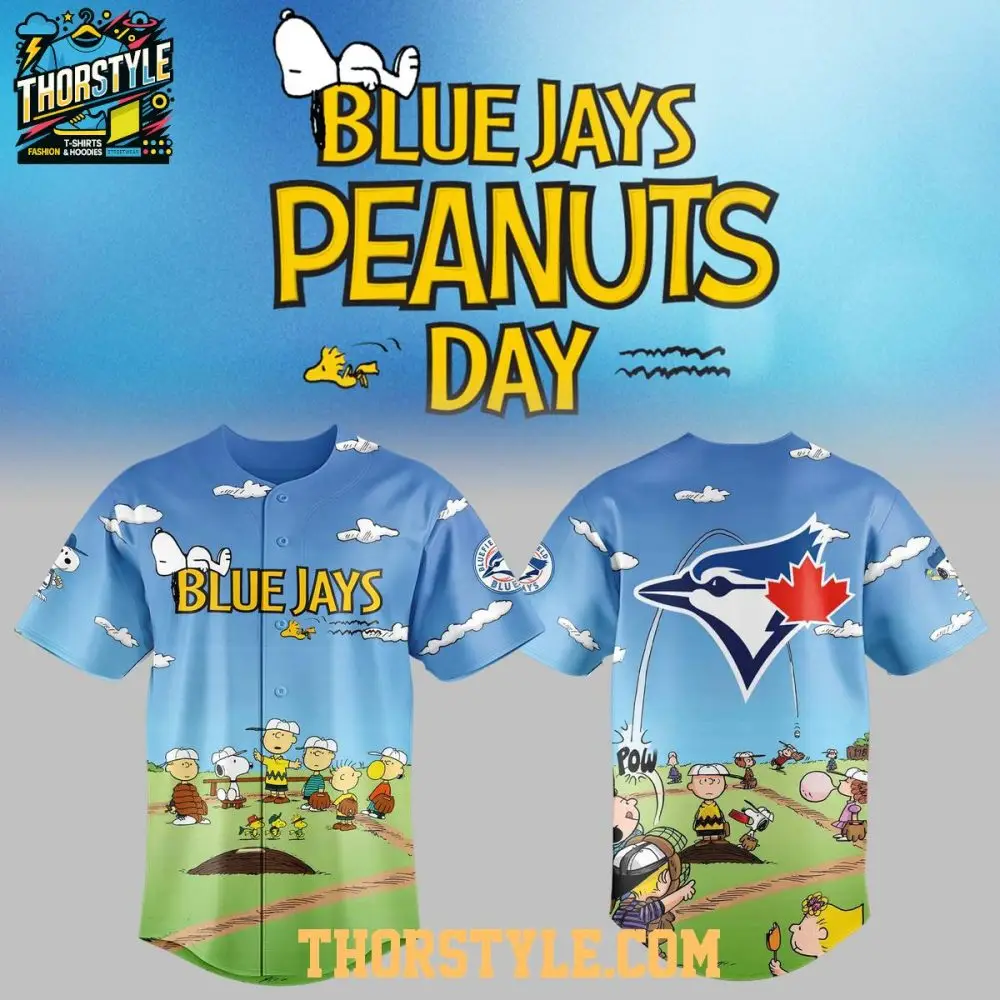 Toronto Blue Jays X Peanuts Day 2026 Personalized Baseball Jersey
