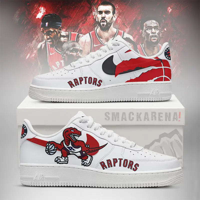 Toronto Raptors NBA Air Force 1 Shoes - NFL Fan Edition | UO73