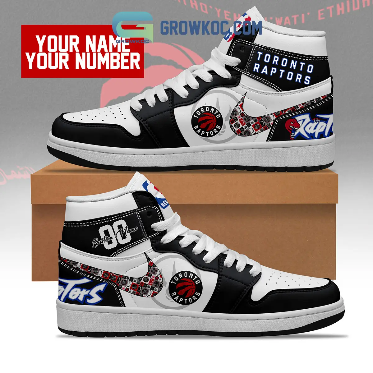 Toronto Raptors NBA Personalized Air Jordan 1 Shoes