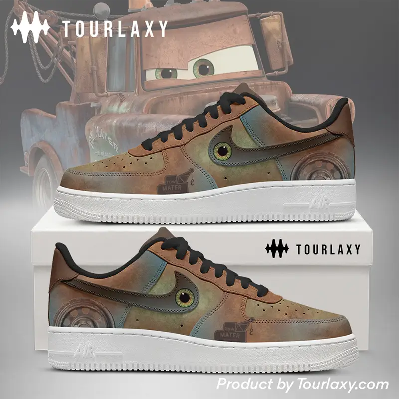 Tow Mater Lightning Mcqueen Air Force 1 Shoes 