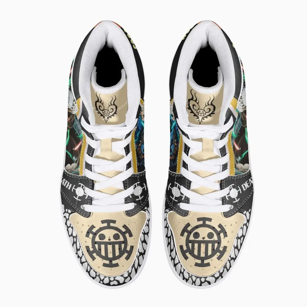 Trafalgar D. Law Dressrosa One Piece JD1 High Top Shoes