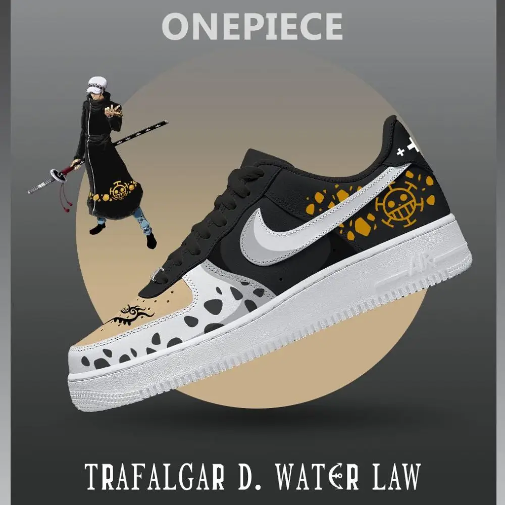 Trafalgar D. Water Law One Piece AF1 Shoes