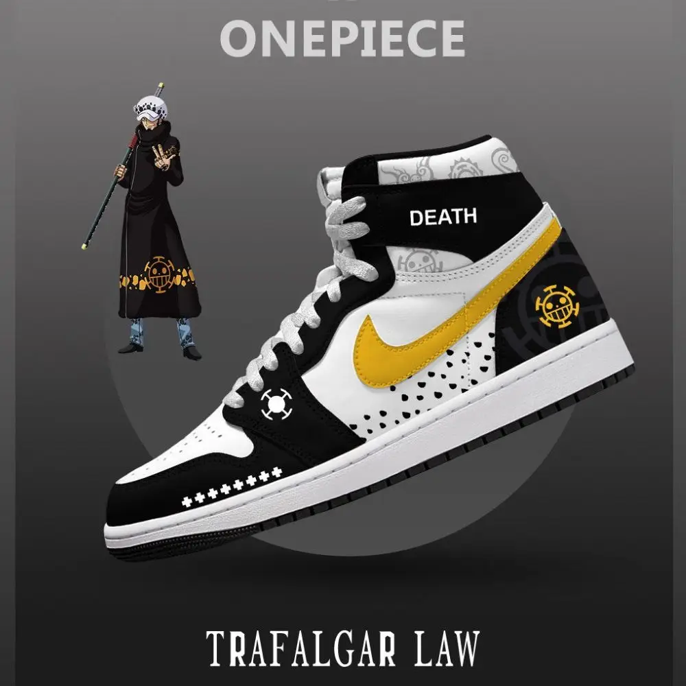 Trafalgar D. Water Law V.3 One Piece J1 High Top Shoes