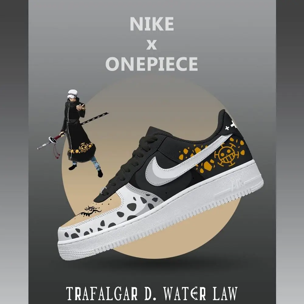 Trafalgar D. Water Law V.3 One Piece Limited Low Top Shoes