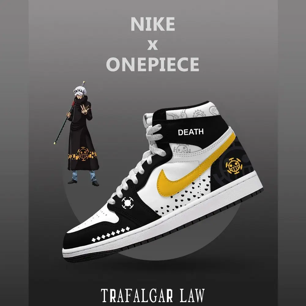 Trafalgar D. Water Law V.4 One Piece Limited High Top Shoes