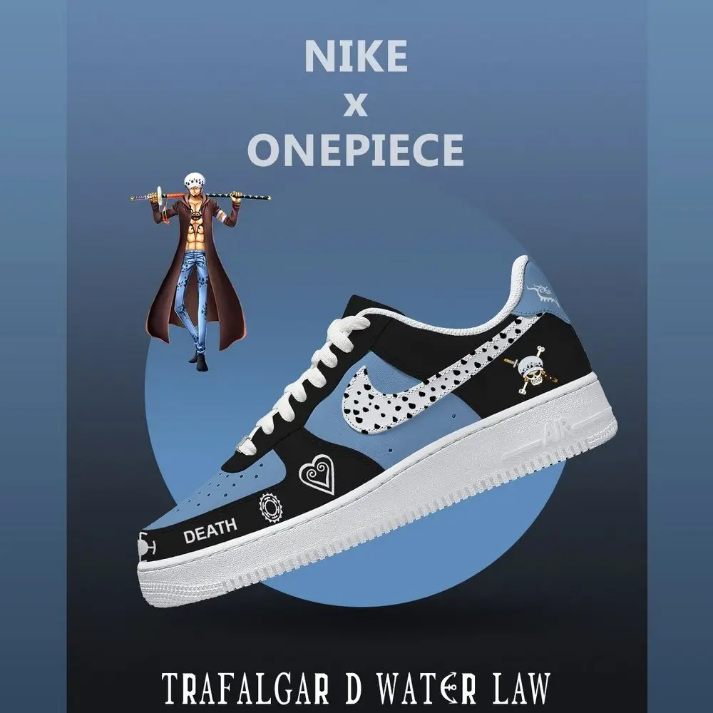 Trafalgar D. Water Law V.4 One Piece Limited Low Top Shoes