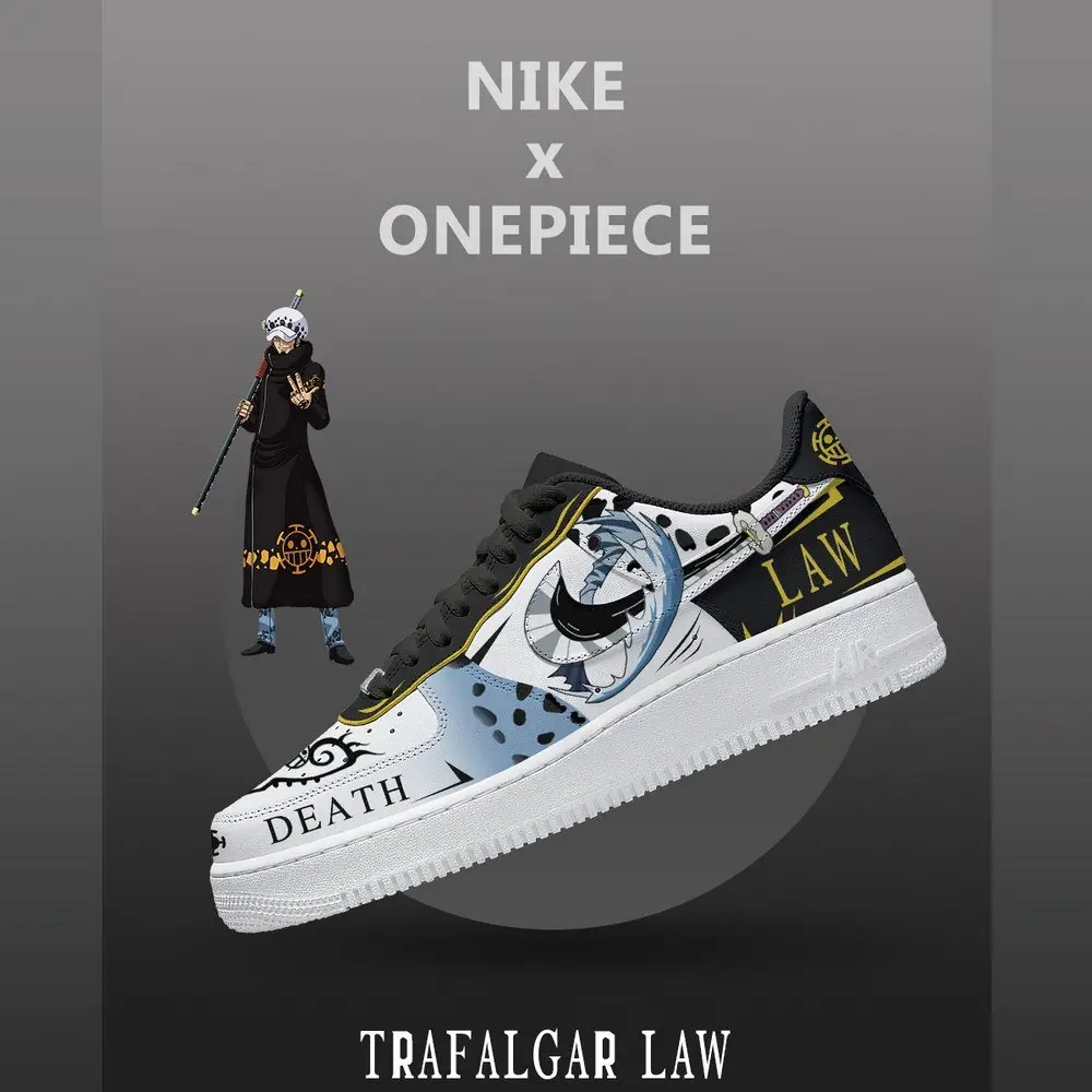 Trafalgar D. Water Law V.5 One Piece Limited Low Top Shoes
