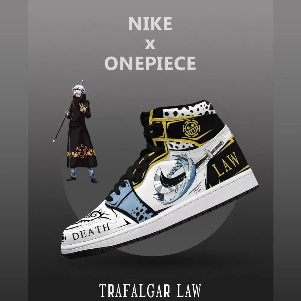 Trafalgar D. Water Law V.6 One Piece Limited High Top Shoes