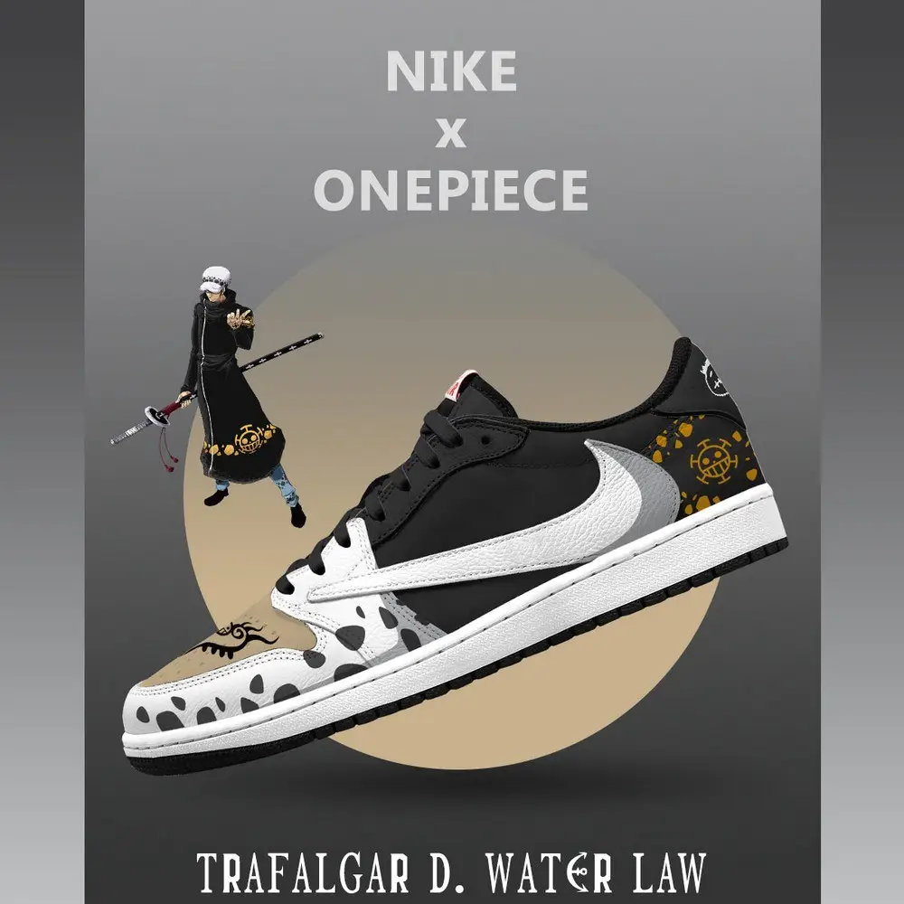 Trafalgar D. Water Law V.7 One Piece Limited Low Top Shoes