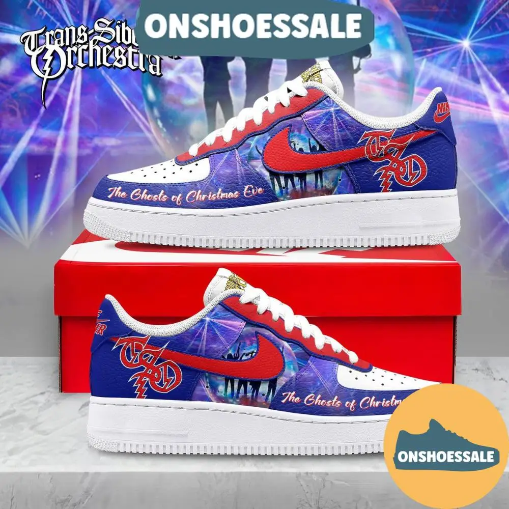 Trans-Siberian Orchestra The Ghosts Of Christmas Eve Air Force 1 Shoes, Gift For Fans - Best Gift Shoes