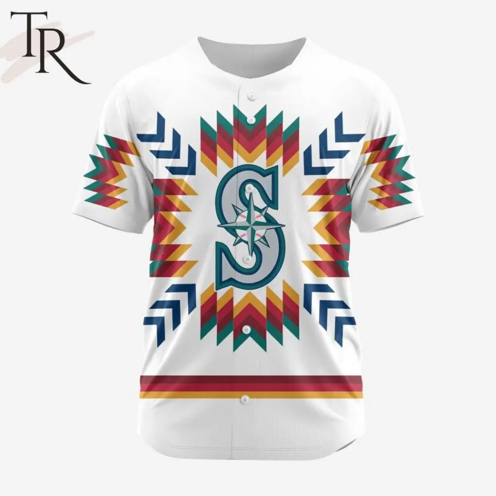 Trendy Tribal Baseball Jersey – Vibrant Pattern, Comfortable Fit – Ideal For Sports & Casual Wear