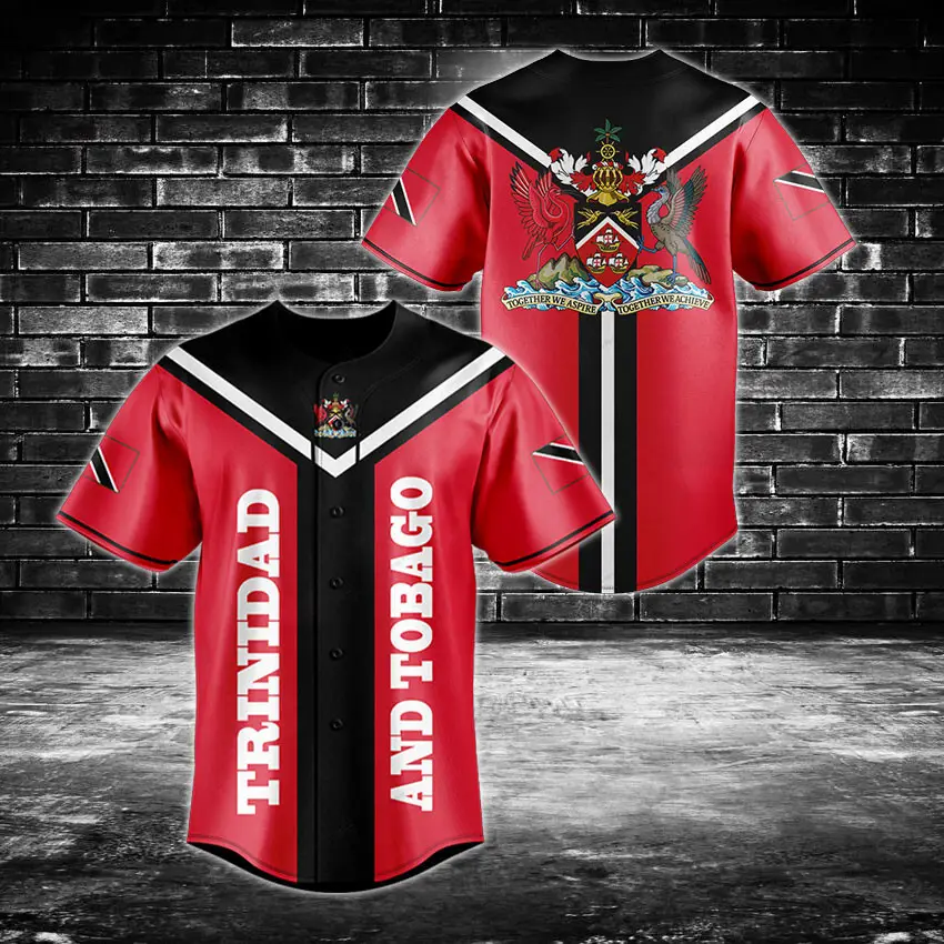 Trinidad & Tobago Baseball Jersey - Stylish National Pride Apparel
