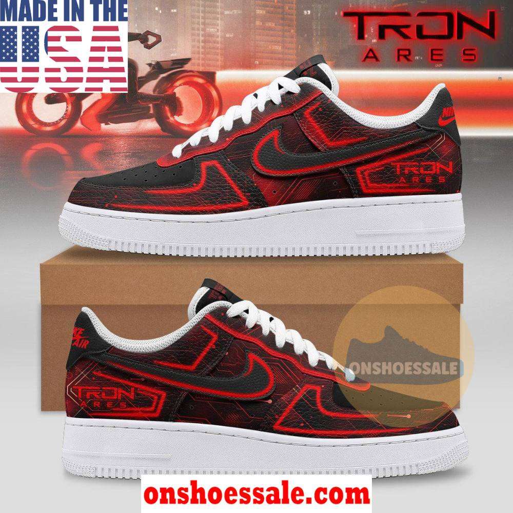 Tron Ares New Edition Air Force 1 Shoes, Gift For Fans - Best Gift Shoes