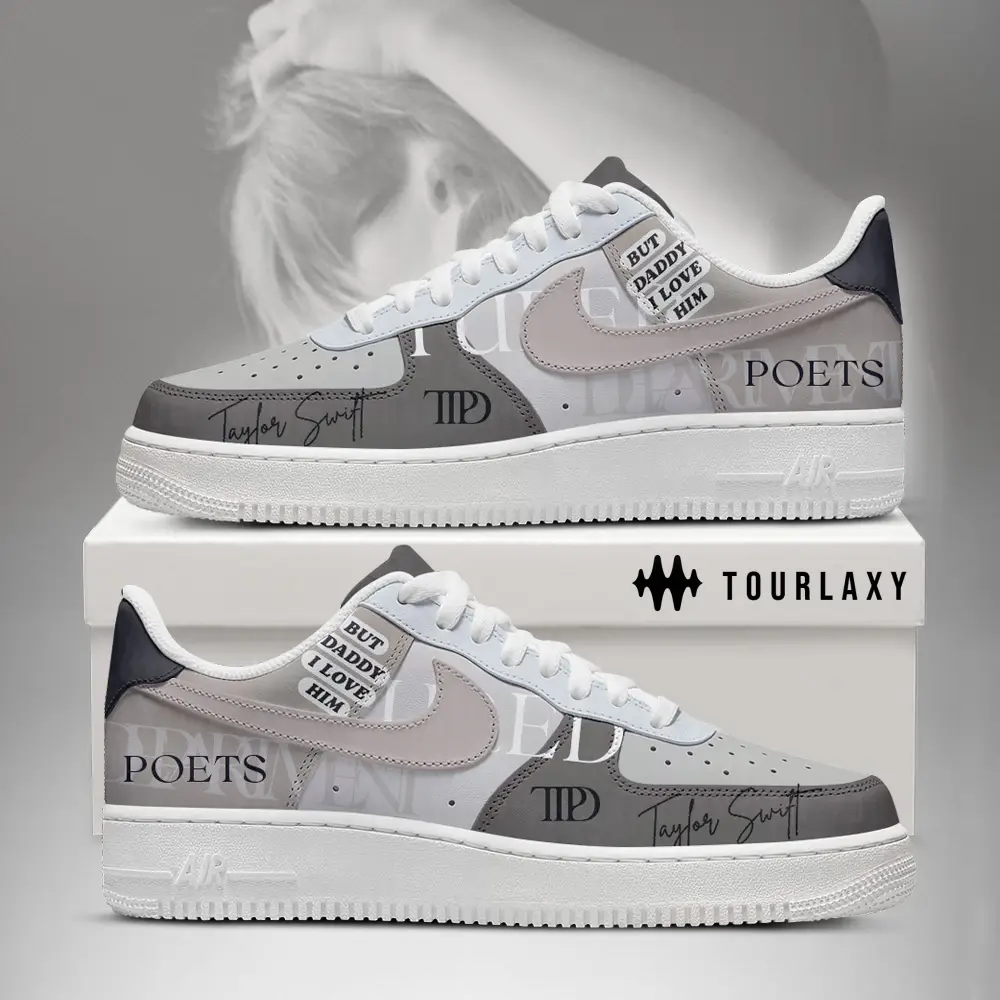TTPD Taylor Swift Albums Air Force 1 Shoes 