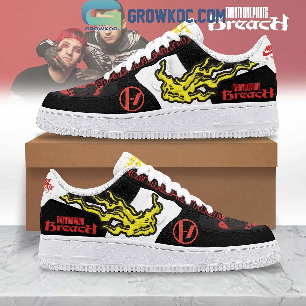 Twenty One Pilots Breach Album Air Force 1 Shoes