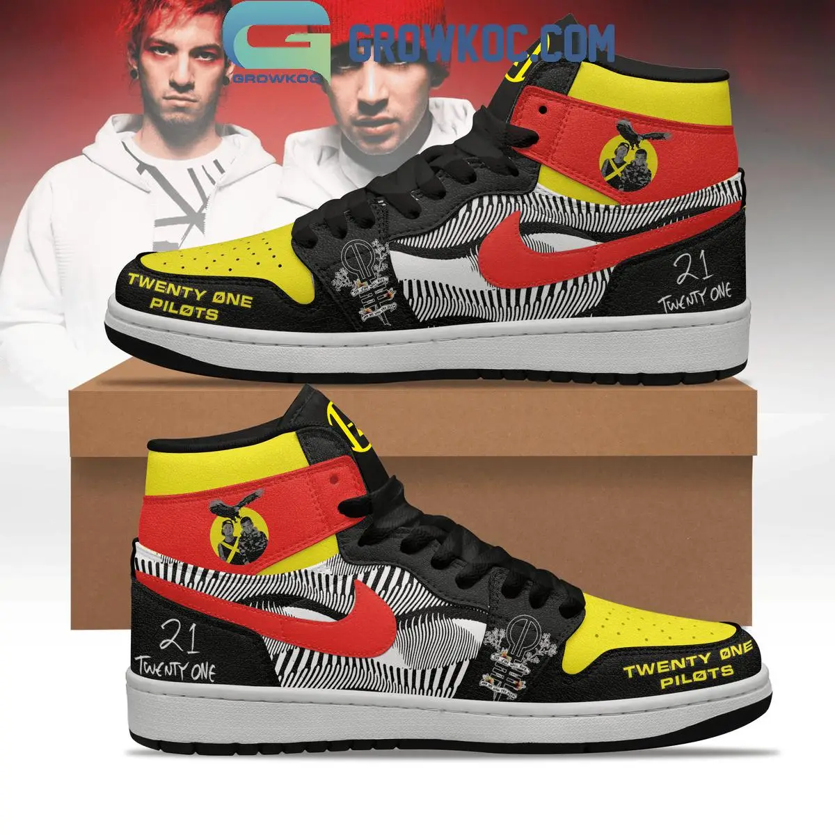 Twenty One Pilots Paladin Strait Air Jordan 1 Shoes