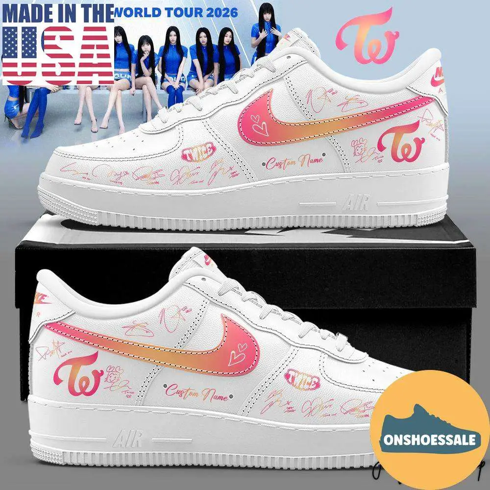 Twice This Is For World Tour 2026 Custom Air Force 1 Shoes, Gift For Fans - Best Gift Shoes