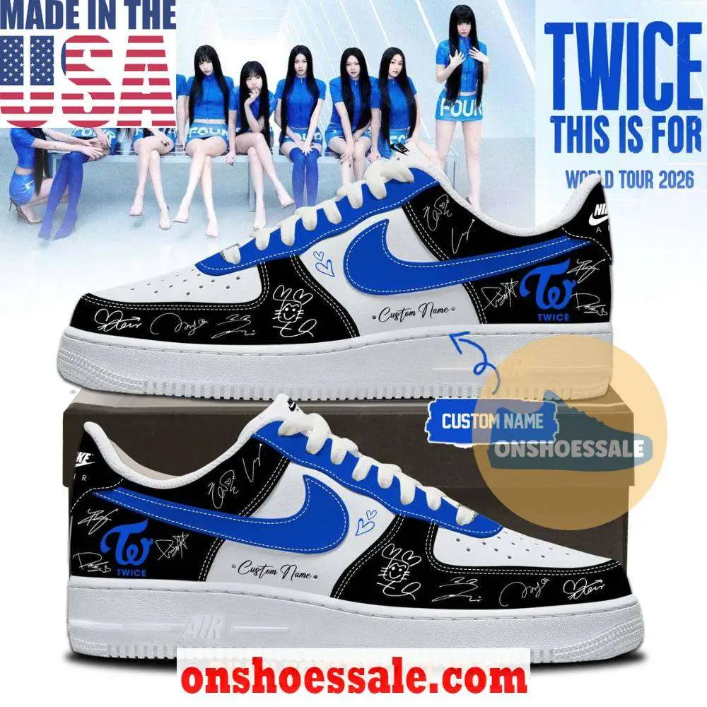 Twice This Is For World Tour 2026 Signature Air Force 1 Shoes, Gift For Fans - Best Gift Shoes