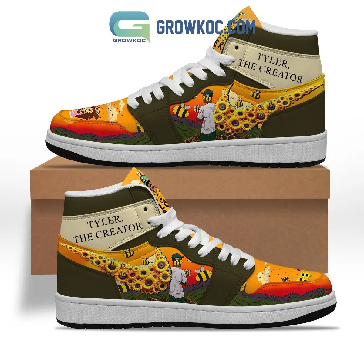 Tyler The Creator Fan Air Jordan 1 Shoes