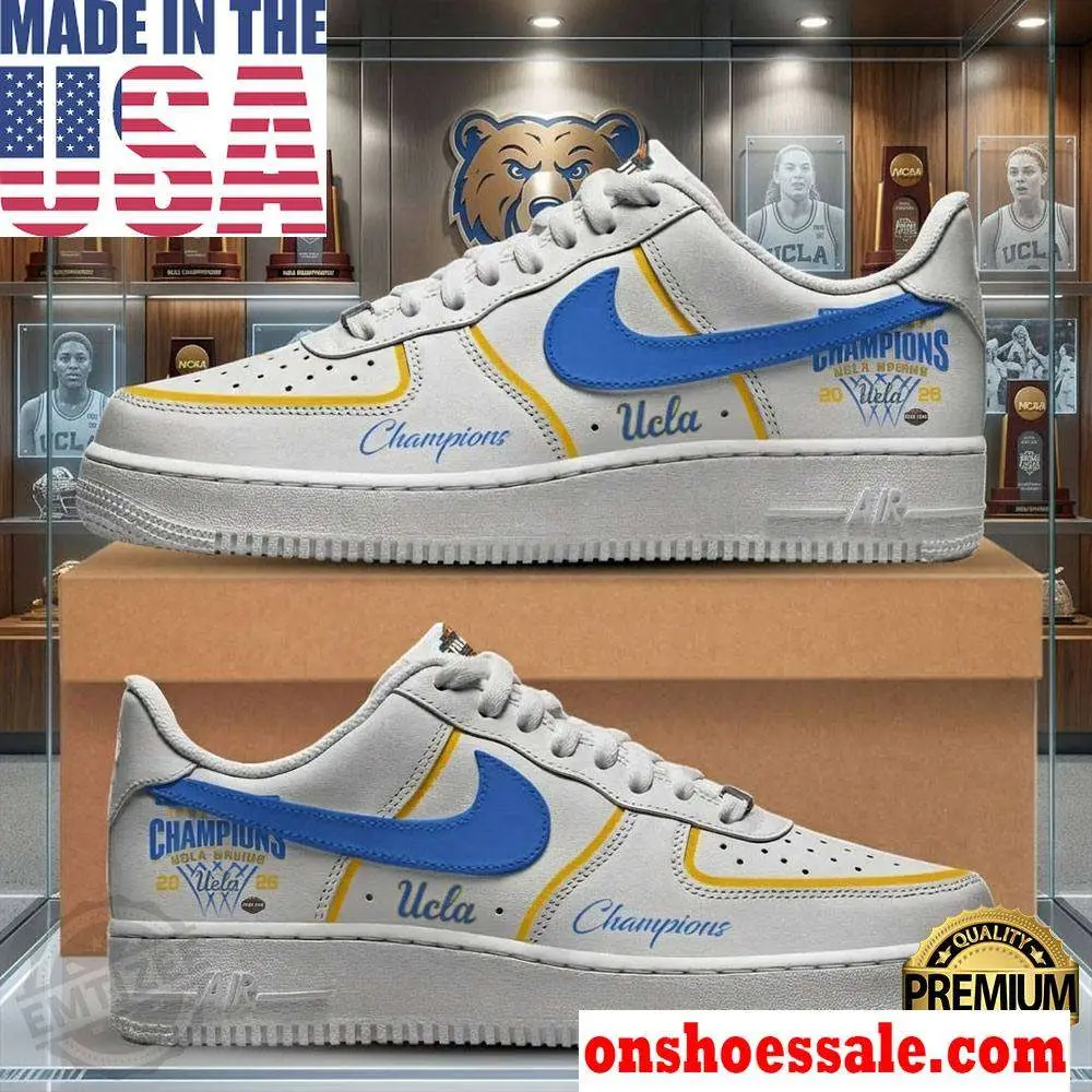 UCLA Basketball Champions Air Force 1 Shoes, Gift For Fans - Best Gift Shoes