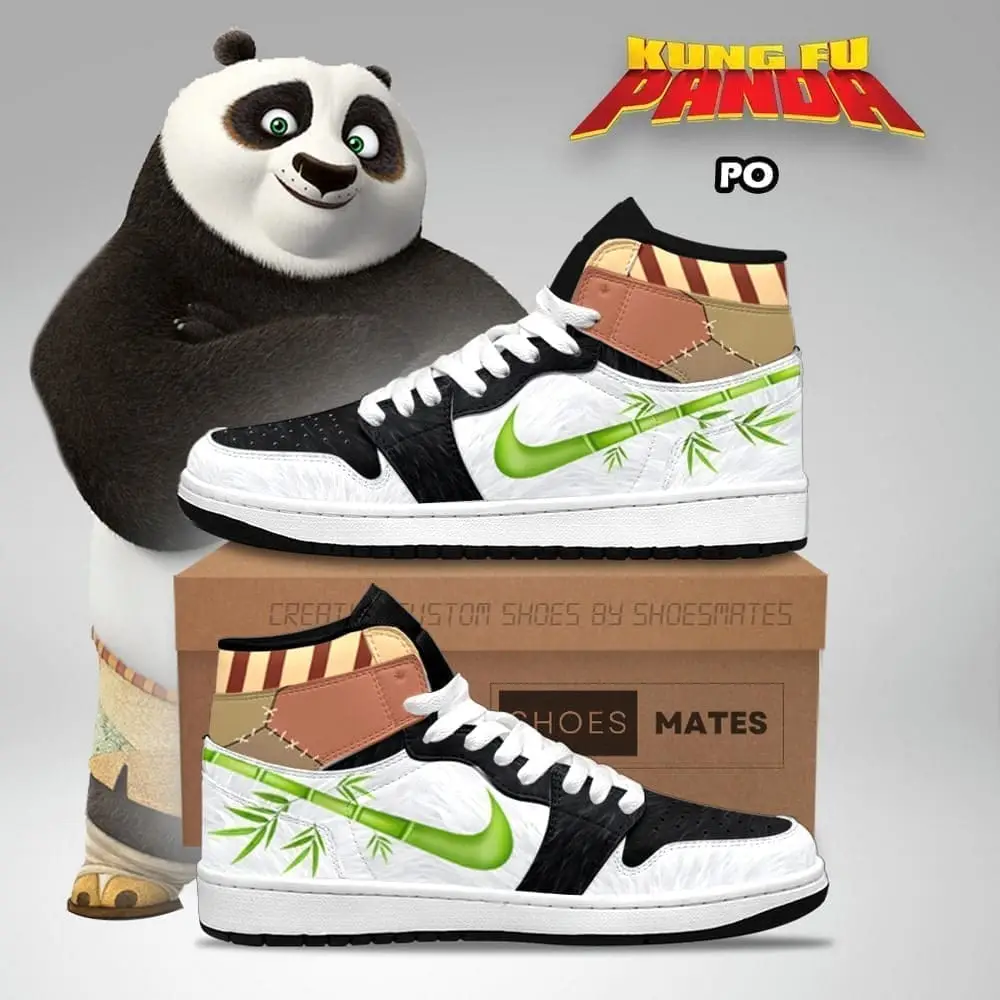 Unleash Playful Spirit with PO Air Jordan 1 High Top Shoes