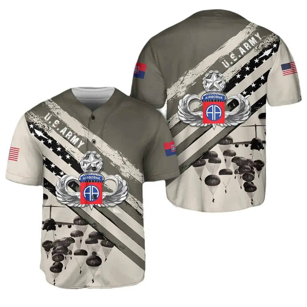 Us Army Airborne Paratrooper Jersey - Military Pride Apparel For Veterans & Supporters Us Army Airborne Paratrooper Jersey - Military Pride Apparel For Veterans & Supporters - Image 1