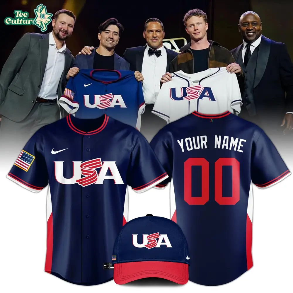 USA Baseball 2026 World Baseball Classic Jersey Limited Edition Blue