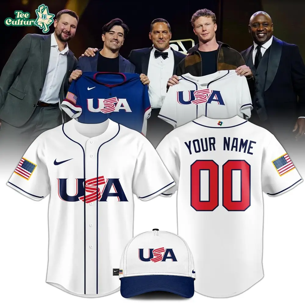 USA Baseball 2026 World Baseball Classic Jersey Limited Edition White