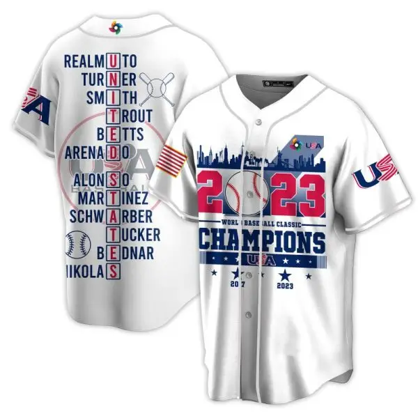 Usa Baseball Champions 2023 Jersey – Celebrate Victory With Style!