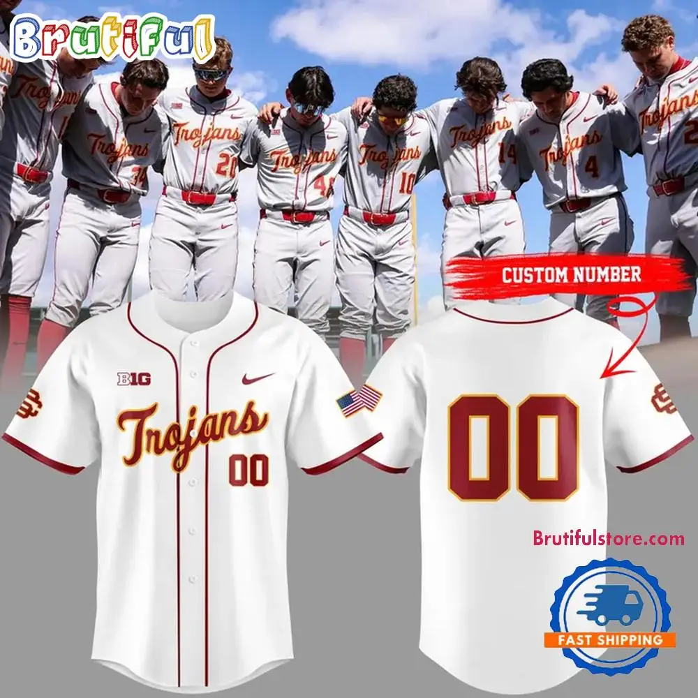 USC Trojans Baseball 2025 Fight On Custom Jersey Shirt
