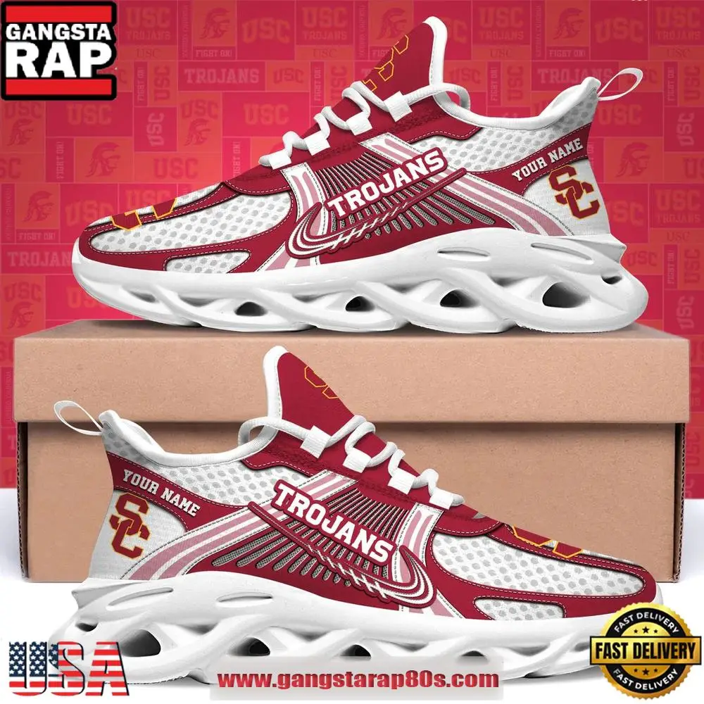 USC Trojans Personalized Clunky Sneaker Max Soul Shoes