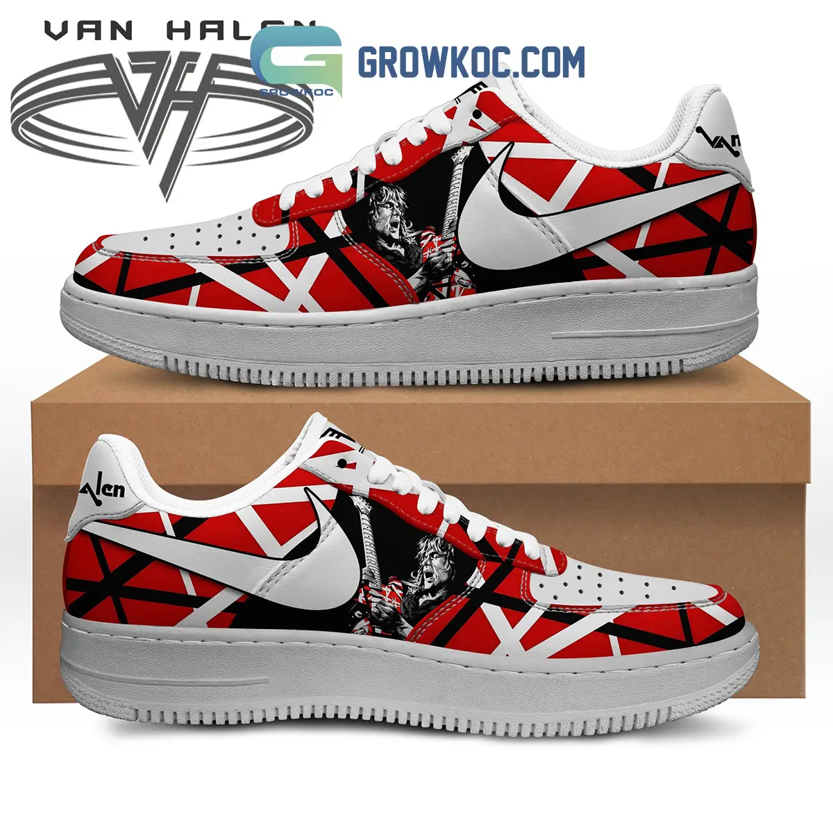 Van Halen Runnin' With The Devil Fan Air Force 1 Shoes
