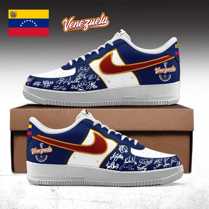 Venezuela 2026 World Baseball Classic Champions Limited Edition Air Force 1 Sneaker | BF47
