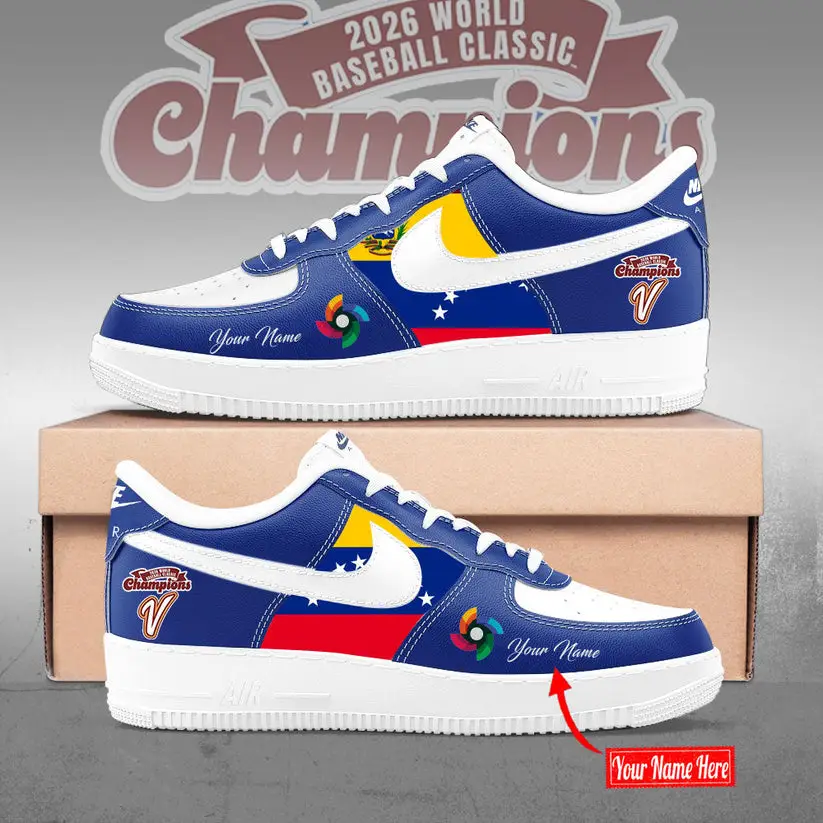 Venezuela 2026 World Baseball Classic Champions Limited Edition Air Force 1 Sneaker | QC73 Venezuela 2026 World Baseball Classic Champions Limited Edition Air Force 1 Sneaker | QC73 - Image 1