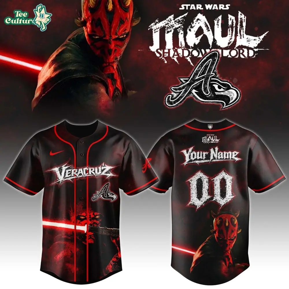 Veracruz Maul Shadow Lord 2026 Limited Edition Baseball Jersey Veracruz Maul Shadow Lord 2026 Limited Edition Baseball Jersey - Image 1
