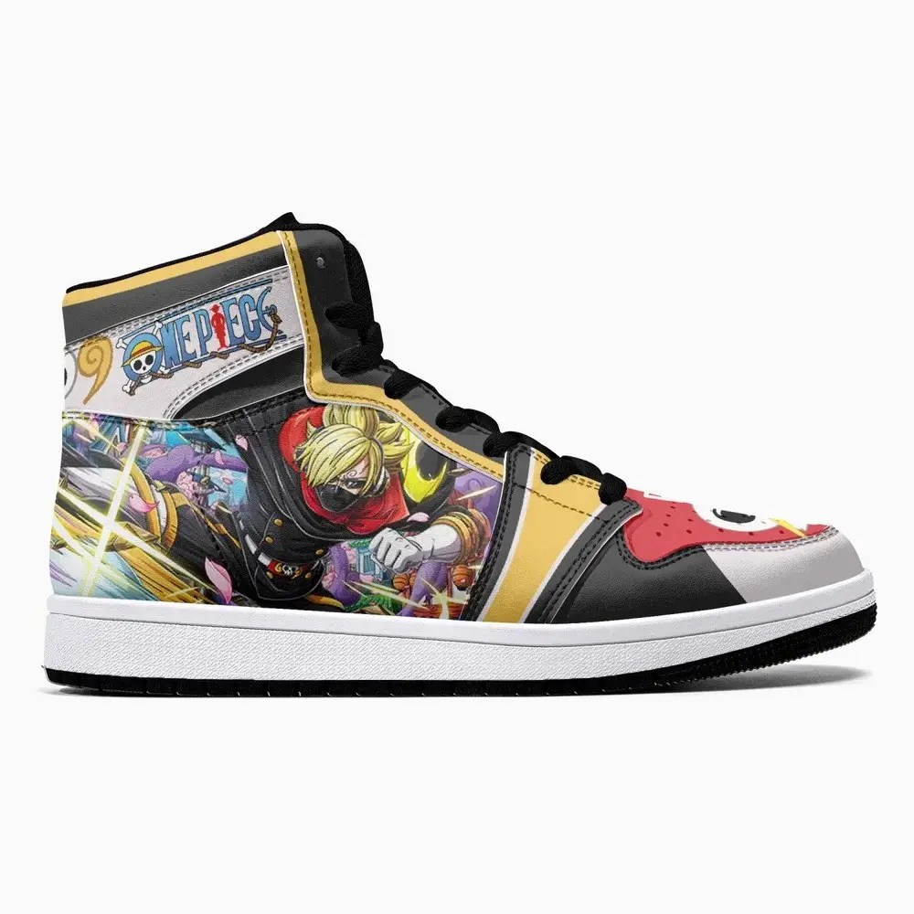 Vinsmoke Sanji Stealth Black One Piece JD1 High Top Shoes