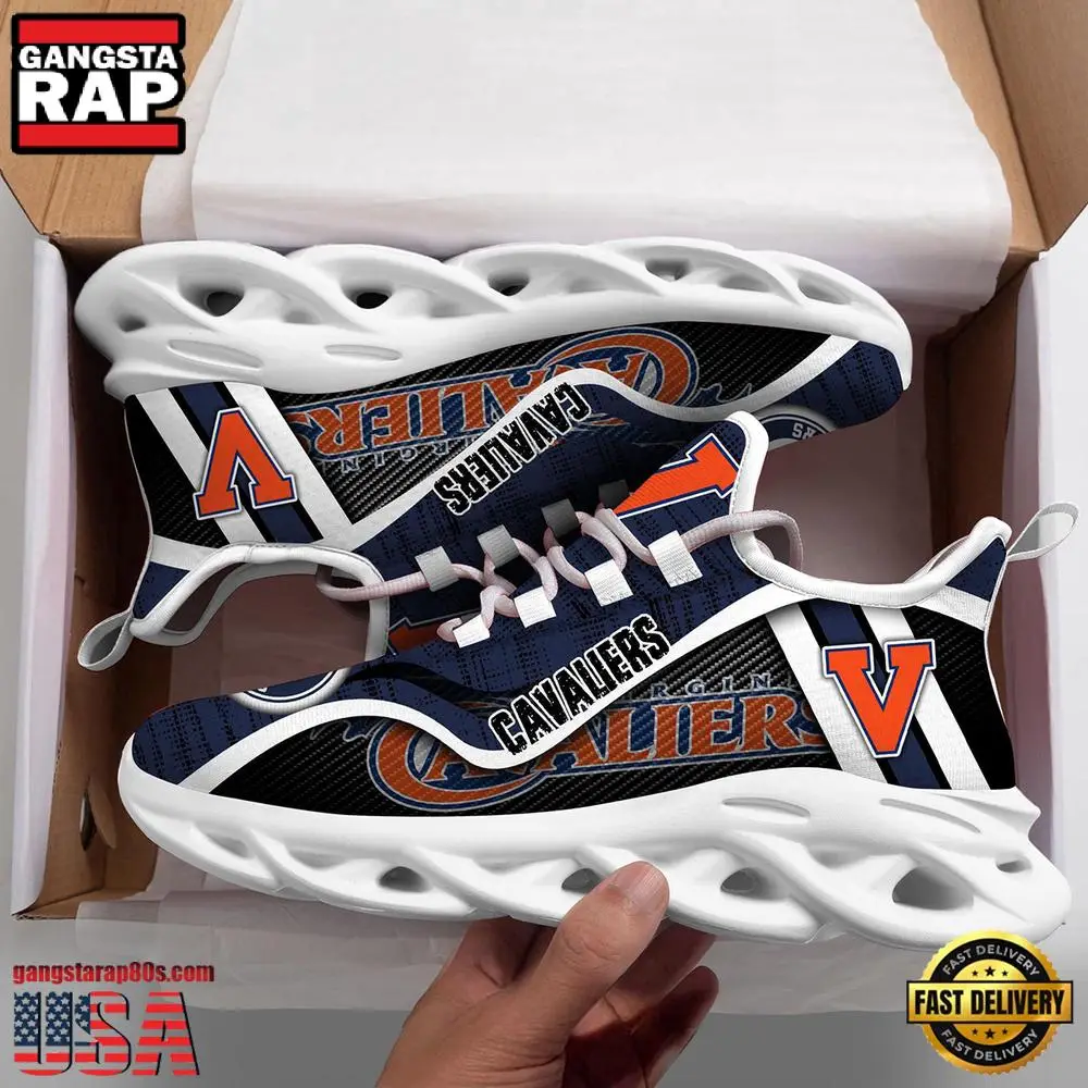 Virginia Cavaliers NCAA Clunky New Design Max Soul Shoes, Running Sneakers