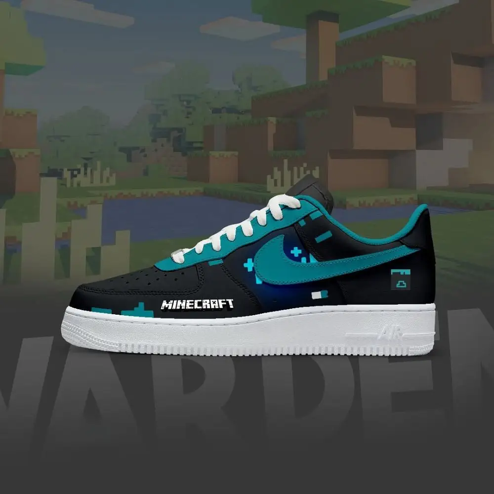 Warden Minecraft AF1 Shoes
