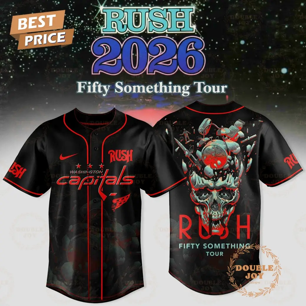 Washington Capitals x RUSH Tour 2026 Baseball Jersey