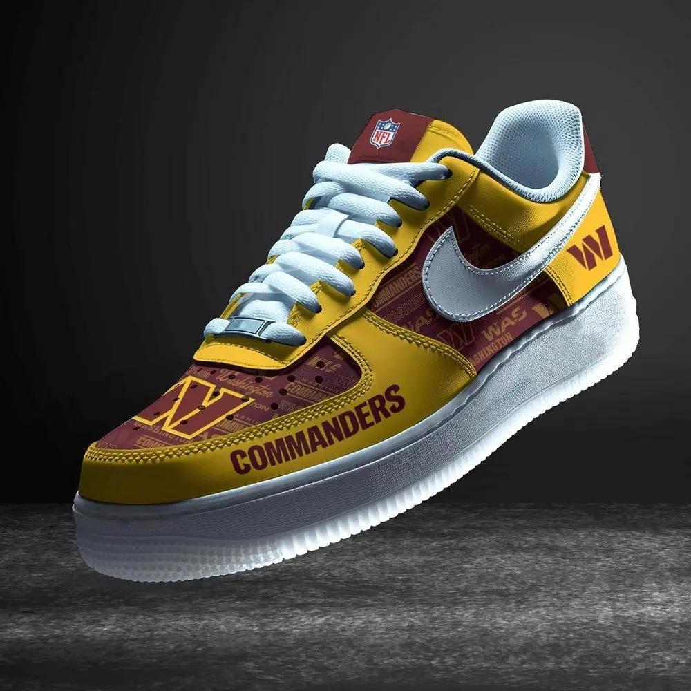 Washington Commanders Personalized Version 8 AF1 Shoes