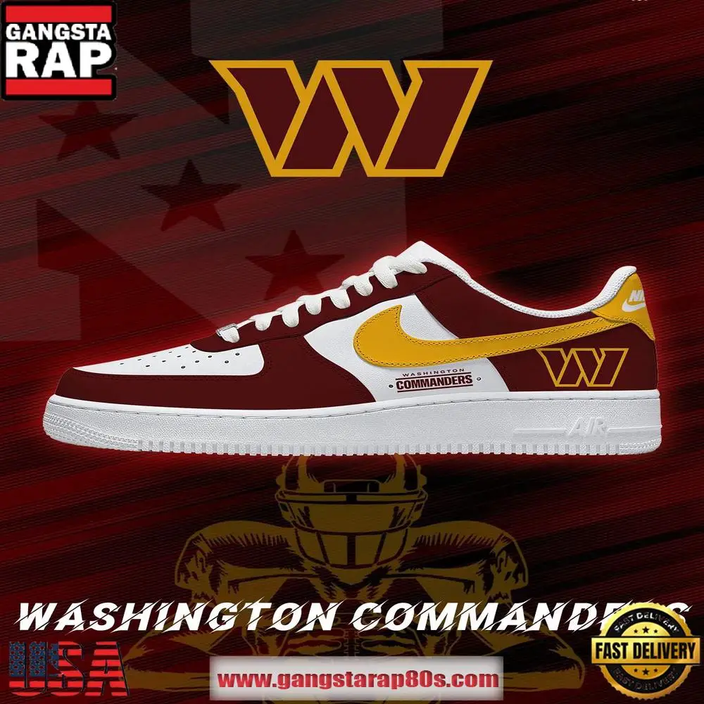 Washington Football Limited NFL Air Force 1 Sneakers Shoes