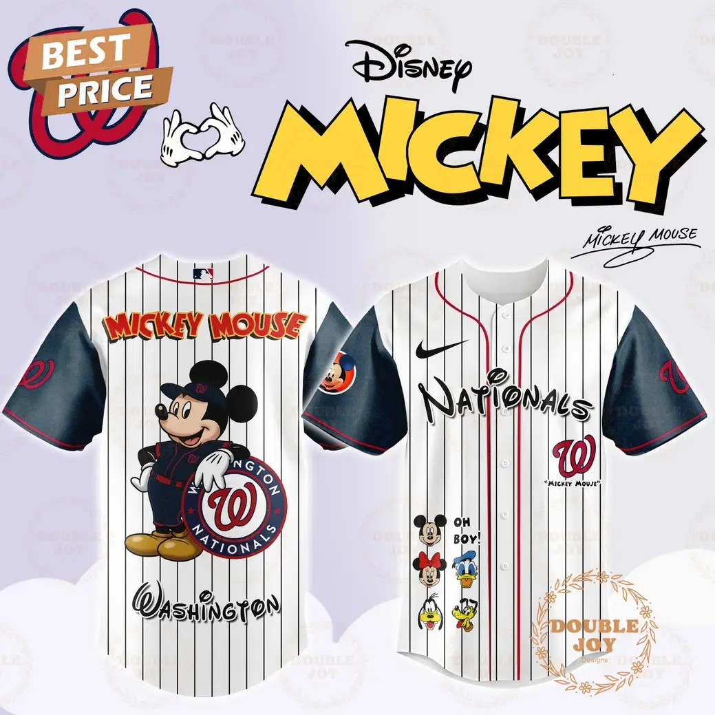 Washington Nationals Disney Mickey Mouse 2025 Limited Edition Baseball Jersey